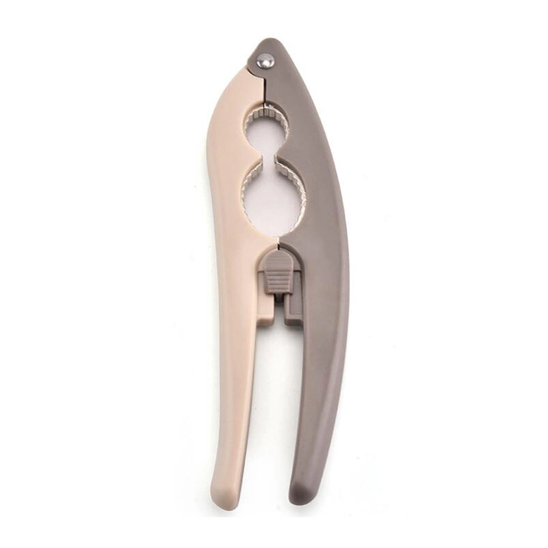 Portable All Nutcracker Clip Tool, Quick Easy Nutcracker Walnut Almond Pecan Plastic Nuts Clamp Plier Sheller Tool with Safety Lock Design Wbb15630