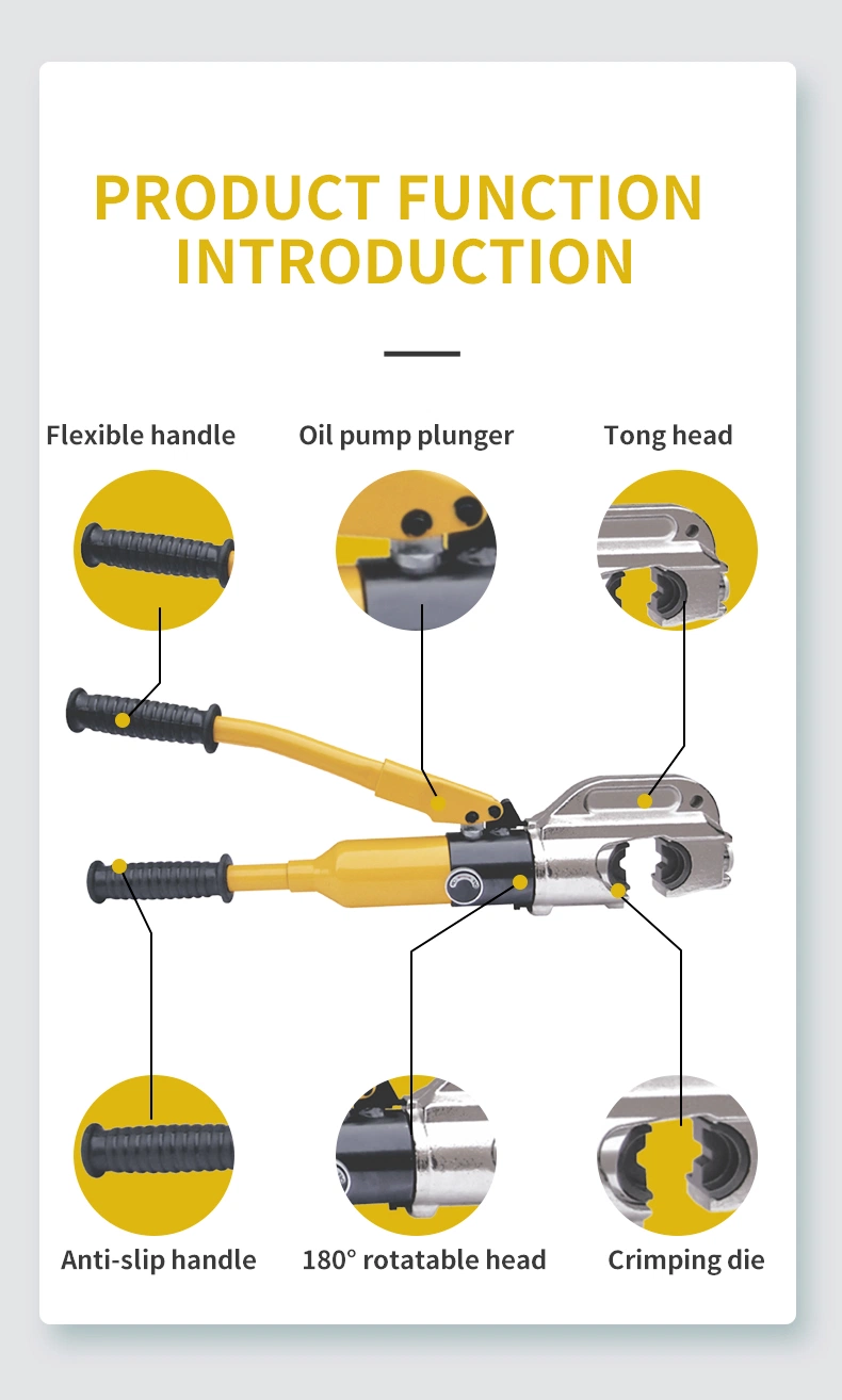 Safety Valve Hydraulic Cable Crimping Tool with Crimping Range 16~300mm2 (ZCO-300)