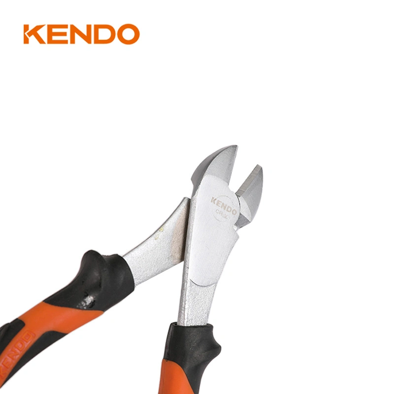 Kendo 7-Inch/180mm Heavy Duty CRV Cutter Side Cutting Plier Diagonal Cutting Pliers