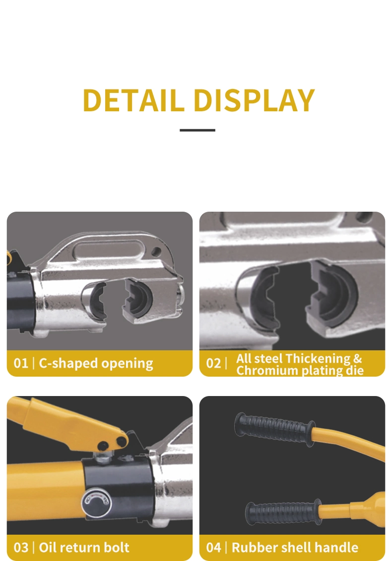 Safety Valve Hydraulic Cable Crimping Tool with Crimping Range 16~300mm2 (ZCO-300)