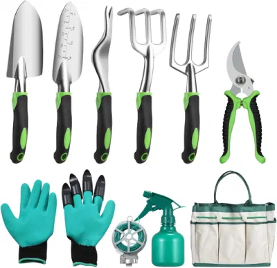 안전 작업 장갑이 포함된 정원 도구, 원예 선물 세트